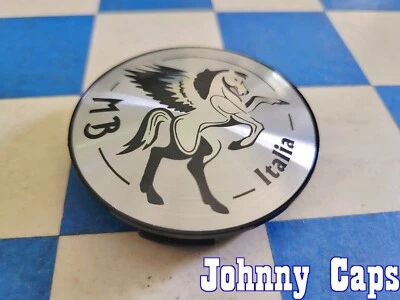 Ruedas MB ITALIA # CP. Tapa central de rueda personalizada NEGRO NUEVO [61] (CANTIDAD. 1) Foto 1 de 4