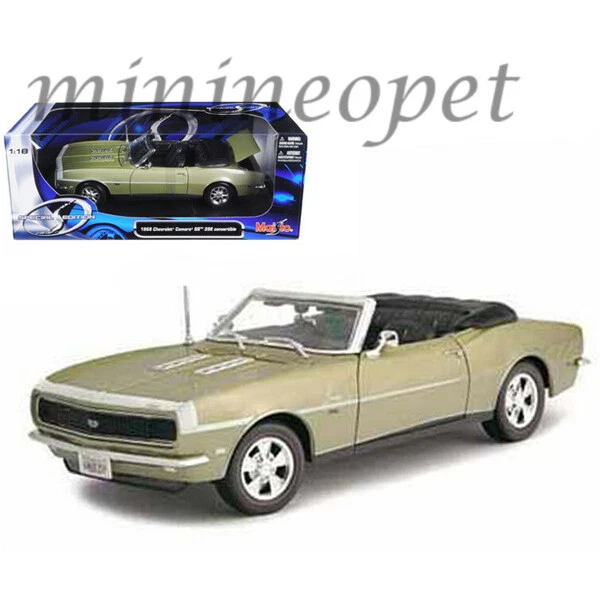 ‘68 Camaro Ss396 Convertible Gold 1 18 Maisto 31683