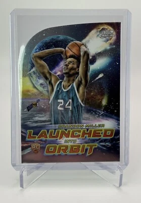 Brandon Miller 2024 Topps Cosmic Chrome Basketball Launched Into Orbit RC - Image 1 of 2