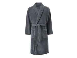 Archstone Plush Microfleece Bathrobe Unisex One Size Shawl Collar Free Shipping - Picture 1 of 2