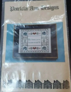 Our Home Can Be Heaven On Earth Cross Stitch Pattern Vintage Patricia Ann  - Picture 1 of 3