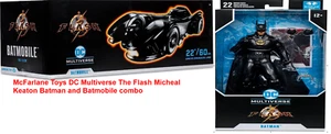 McFarlane Toys DC Multiverse The Flash Micheal Keaton Batman and Batmobile - Bild 1 von 11
