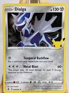 Dialga 020/025 Pokemon 25th Anniversary Celebrations Holo Rare Pokémon M/NM - Picture 1 of 2