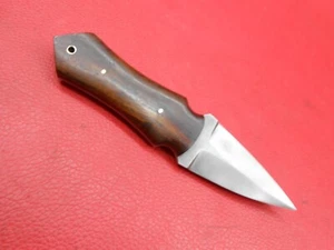 Custom Handmade Wootz Ingot Steel Mini Pocket Knife Rose Wood Handle S451 - Picture 1 of 8