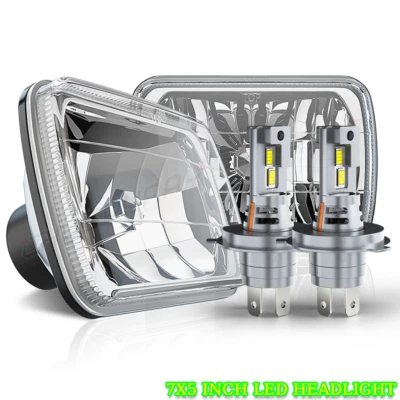 Par de faros LED 5X7" 7X6 alto/bajo DRL aptos para camioneta Toyota Tacoma 1995-1997 Foto 1 de 4