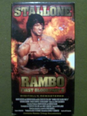 Rambo: First Blood Part II (1999, VHS) Sylvester Stallone Richard Crenna - Image 1 of 2