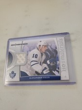 2007-08 ALEXANDER STEEN HOT PROSPECTS HOT MATERIALS JERSEY CARD TORONTO .