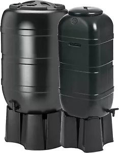 Strata 100L or 210L or 250L Outdoor Rainwater Black Water Butt - Picture 1 of 12