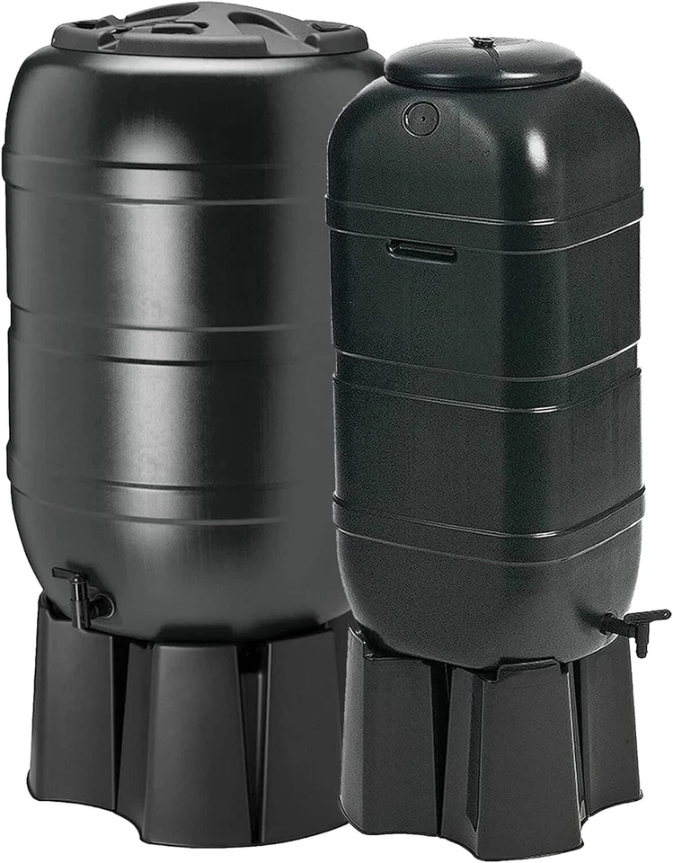 Strata 100L or 210L or 250L Outdoor Rainwater  Black Water Butt - Image 1 of 1