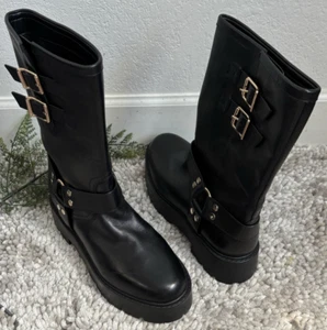 Marc Fisher LTD DORSET Mid Calf Pull On Boot Size: 9.5M - Picture 1 of 7