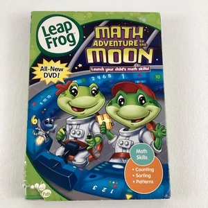 Leap Frog Math Adventure To The Moon DVD Skills Counting Sorting Patterns New - Imagen 1 de 6