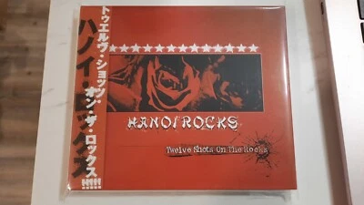 HANOI ROCKS - TWELVE SHOTS ON THE ROCKS (CD, JAPAN, +DUST SLEEVE & OBI, 2002) Q2 - Imagem 1 de 4