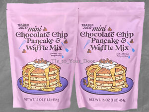 Trader Joe's MINI CHOCOLATE CHIP Pancake & Waffle Mix ~Choose 1, 2, 3, or 4 Bags