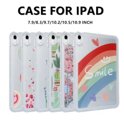 For iPad Case 7th 8th 9th 10th 11th Gen A16 Mini A17 Pro Shockproof Clear Cover - Image 1 of 4