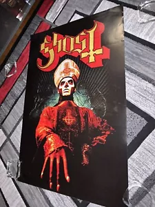 Ghost “Papa Emeritus III” (2015-2017) Classic Red/Gold Logo(lightly Used) - Picture 1 of 17
