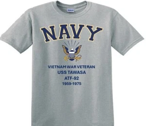USS  TAWASA  ATF-92  *VIETNAM WAR*EAGLE *T-SHIRT. OFFICIALLY LICENSED - Picture 1 of 3