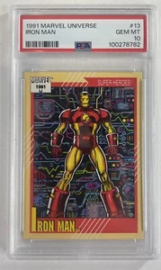 1991 Marvel Universe Iron-Man #13 PSA 10 GEM MINT - Picture 1 of 2