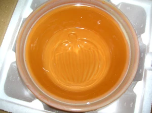 Pumpkin Bread Stoneware Baking Pan Tumbleweed Pottery Embossed  w/ Drip Glaze - Picture 1 of 10
