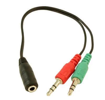 Headphone and Microphone (PC) Combine to Apple(TM) Headset with Microphone - Image 1 of 3