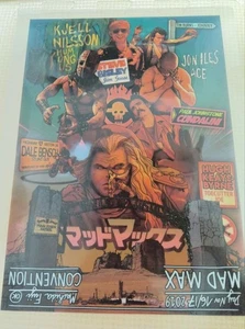 Poster MAD MAX CONVENTION 2019 raro evento arte film memorabilia oggetto raro - Foto 1 di 4