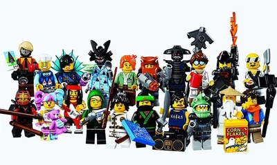 LEGO MINIFIGUREN 71019 THE NINJAGO MOVIE 1 KOMPLETTSATZ 20 FIGUREN TOP ZUSTAND - Bild 1 von 3