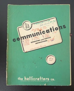 Hallicrafters HT-32 Ham Radio MARK I Operating & Service Instructions ORIGINAL - Photo 1/20