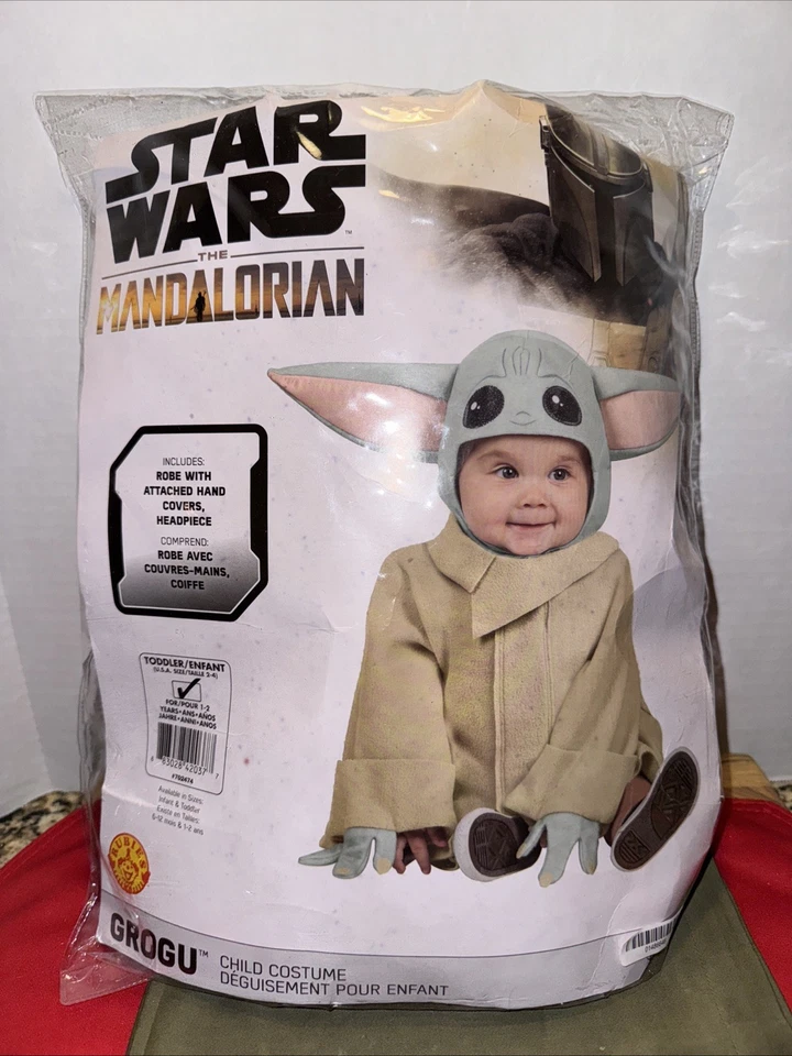 Fantasia Rubies Star Wars The Child Baby Yoda Grogu Criança 2T-4T - Imagem 1 de 4