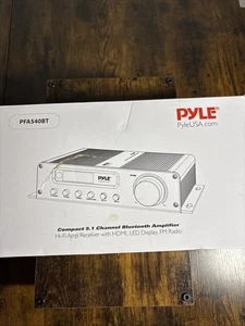 Pyle 5.1 Kanal Bluetooth Verstärker HiFi Amp Receiver HDMI FM Radio PFA540BT - Bild 1 von 3