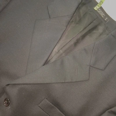 John Weitz Signature Collection Men's Black Wool Blazer Sport Coat - Image 1 of 4