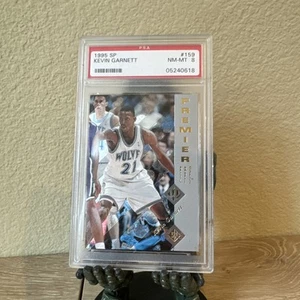 1995-96 SP Kevin Garnett Rookie Card PSA 8 NM-MT #159 Minnesota Timberwolves - Picture 1 of 4