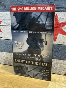 Enemy of the State VHS 1999 Promo Screener Demo Will Smith Gene Hackman Movie - Picture 1 of 6