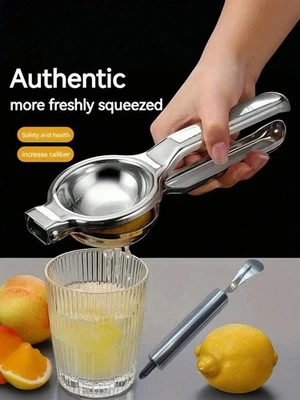 Stainless Steel Manual Citrus Juicer Hand Press for Lemon Orange Fruit Uk | Ebay - Image 1 of 4