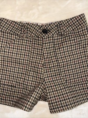 Шорты шерстяные с высокой талией гончие с карманами сделано в Испании размер средний - Изображение 1 из 4