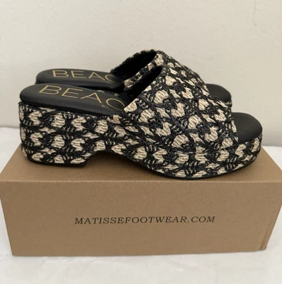 NIB Beach By Medisse Women Cruz Platform Slide Sandal Size: 8 M - Image 1 of 4