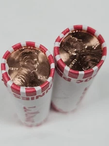 2 Rolls 2023-P Lincoln Shield Cents Penny OBW Loomis Uncirculated Extra V Hunt - Picture 1 of 3
