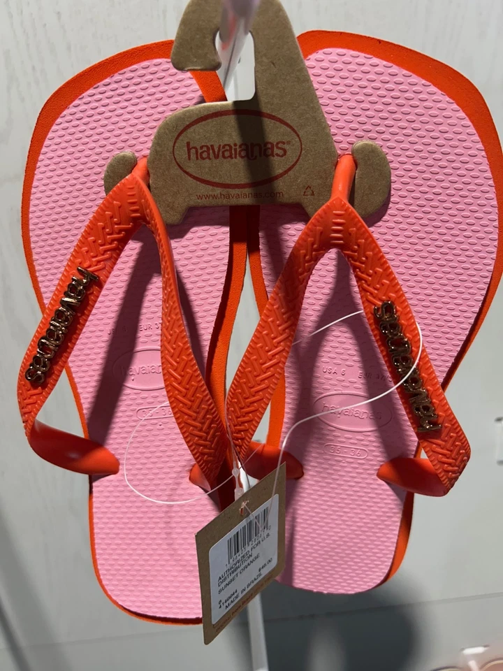 Sandalia Havaianas Top Cuadrada Fusión Atardecer Naranja Mujer Tallas 35/36-41/42 Foto 1 de 1