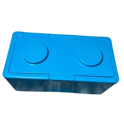 Chubs Baby Wipes Container Blue Stackable Building Block Vintage Collectible - Image 1 of 4