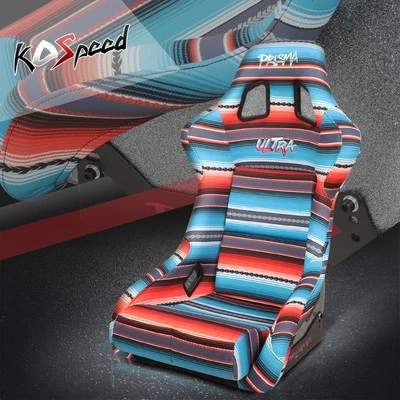 NRG Prisma Fixed Back Bucket Racing Seat FRP-302-BAJACALI Ultra Serape Print - Image 1 of 4