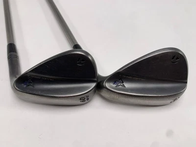 TaylorMade Milled Grind 3 Raw Black Wedge Set 56* 14 | 60* 12 Cool Clubs Mens RH - Image 1 of 4