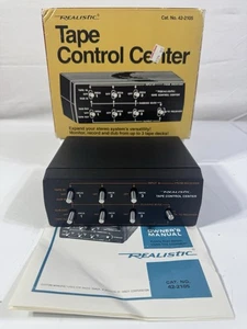 Centro de control de cinta realista 42-2105 vintage para hasta 3 cubiertas, caja abierta nueva - Imagen 1 de 12