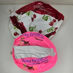 Vintage Strandbälle Coppertone Kinder Wasser Babys Sonnencreme & Kirschen Posten selten Rarität  - Bild 1 von 13