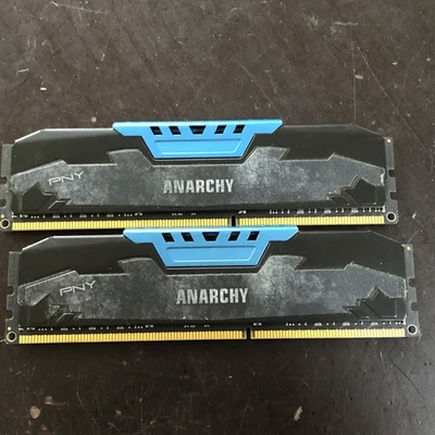 PNY Anarchy 16GB (2X8GB) PC3-14900 DDR3-1866 HEATSINK DIMM RAM - Image 1 of 3