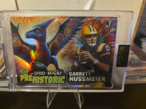 Garrett Nussmeier 2024 Wild Card Pre-Historic Pterodactyl Holo 1/1 - Picture 1 of 2