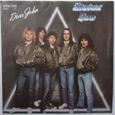 STATUS QUO "Dear John / I want the World to know" SP 7" Germany 1982 - Photo 1/4