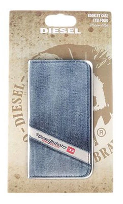 Official Diesel Cosmo 5 iPhone 5 / 5s / SE Booklet Case - Indigo - Image 1 of 4