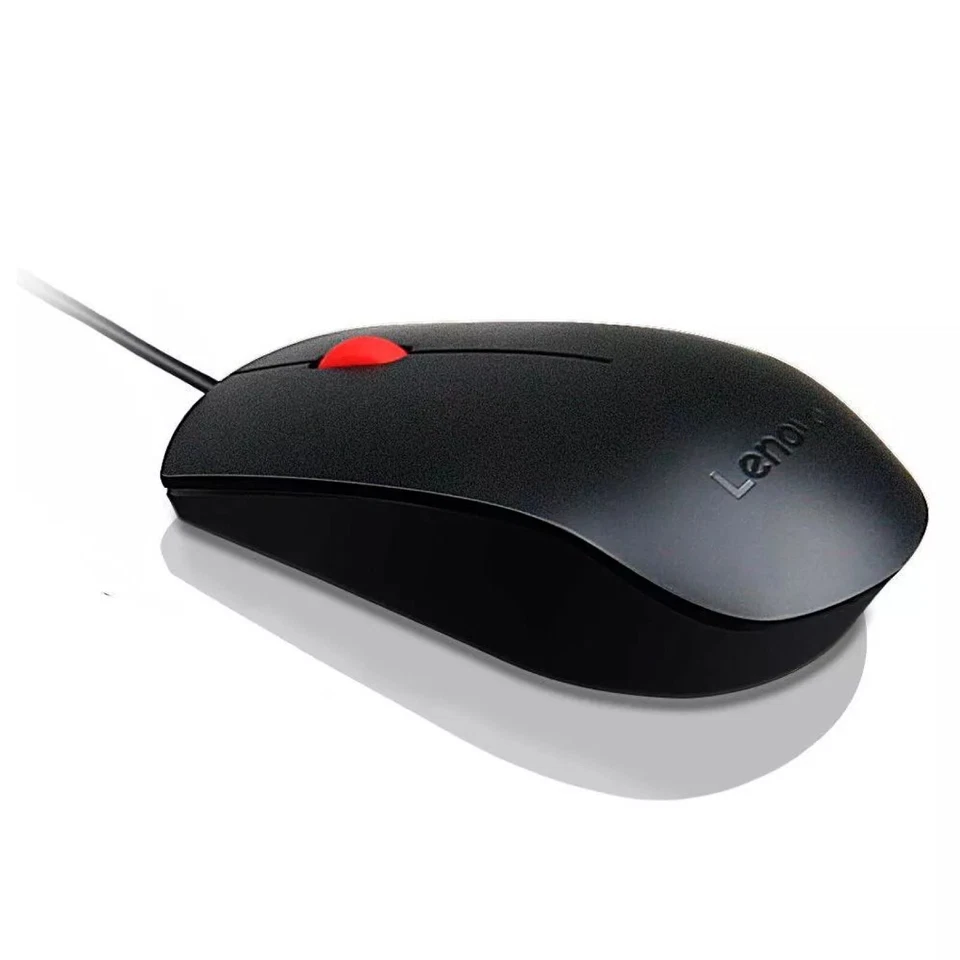 Christmas SALE - Lenovo Optical USB 3 button Wired Mouse Black 1000 DPI SM-8823 - Image 1 of 1
