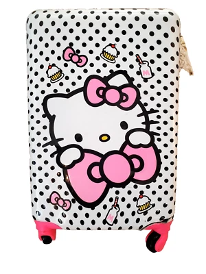Bagagem giratória rígida Hello Kitty para crianças - 20" mala de viagem - seminova - Imagem 1 de 2