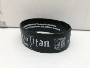 Attack On Titan Cadet Corps PVC Wristband Bracelet AOT (Kodansha) U.S. Seller - Picture 1 of 3
