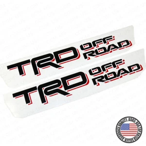 2x Toyota TRD Off Road Sport Back Pickup Bed Truck Logo Sticker Decal Decoration - Picture 1 of 5