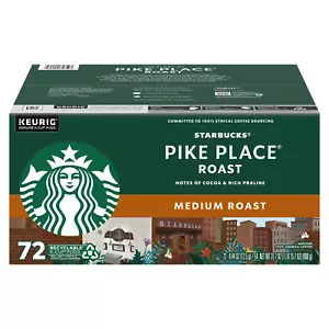Starbucks Pike Place Medium Roast K-Cup, 72-count - Bild 1 von 4